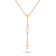 Золотое колье-галстук (арт. 352762)