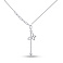 Серебряное колье Бабочка без камней (арт. 7507/2227) – изображение 1
