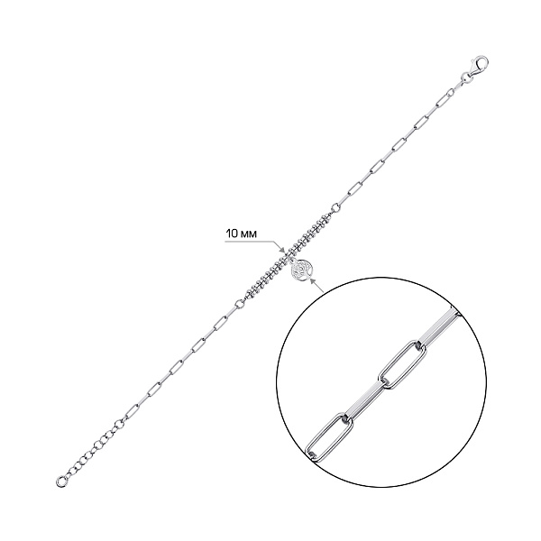 Серебряный браслет Дерево жизни (арт. 7509/4496) – изображение 2