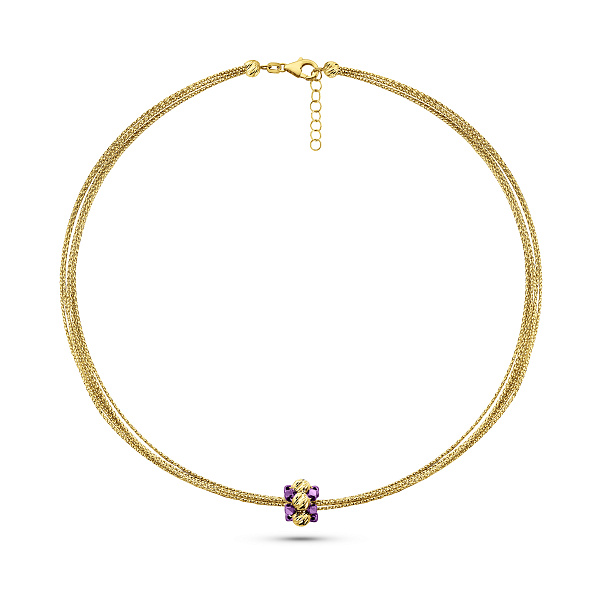 Золотое колье Francelli (арт. 353091жф) – изображение 1