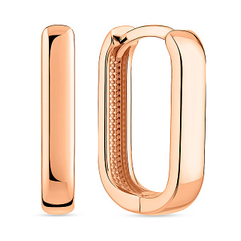 Сережки з червоного золота (арт. 110709)
