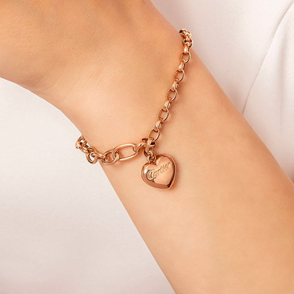 Браслет из красного золота с подвеской (арт. 326770П1) – изображение 2