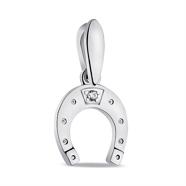 Серебряный кулон Подкова (арт. 7503/3955р) – изображение 1