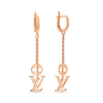 Золотые длинные серьги-подвески (арт. 106501)