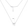 Серебряное колье Бант с фианитами (арт. 7507/2524) – изображение 2