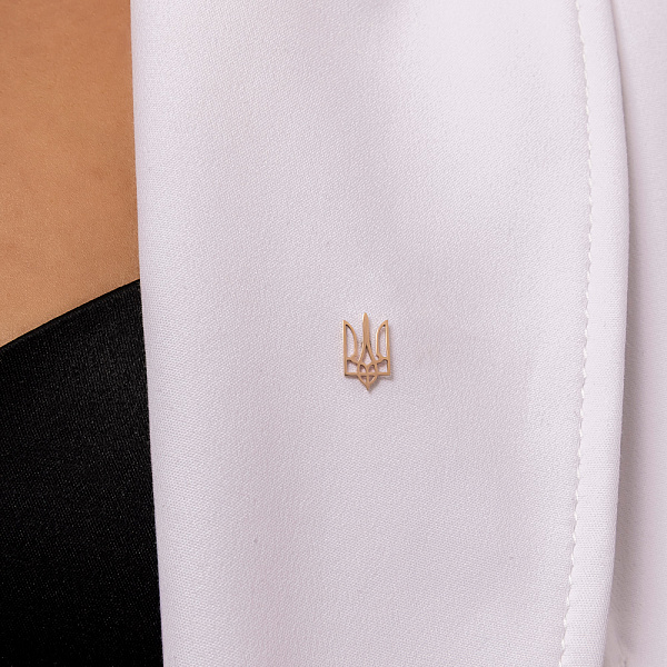 Золотий значок Герб України-Тризуб (арт. 360005) – зображення 2