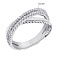 Серебряное кольцо с дорожкой из фианитов (арт. 7501/6113) – изображение 2