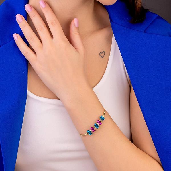 Золотой браслет Francelli (арт. 326723жсмлн) – изображение 3