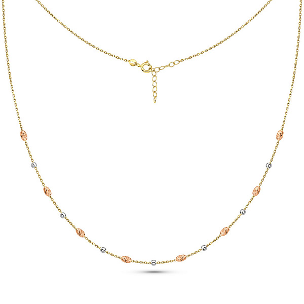 Золотое колье (арт. 352764жкб) – изображение 2