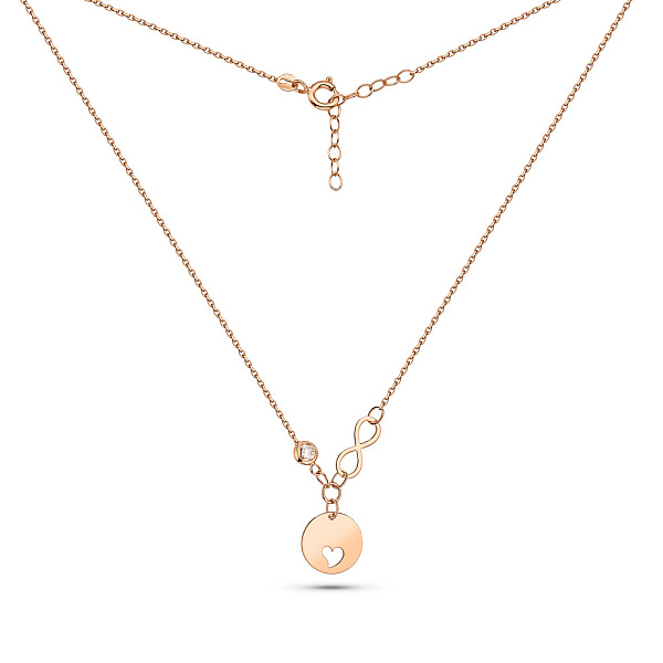 Золоте кольє з фіанітом (арт. 352492) – зображення 2