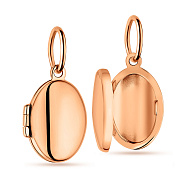 Золотой кулон для фотографии (арт. 422770/2)