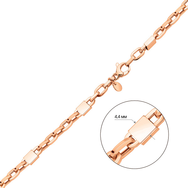 Золотая цепочка плетения Якорное фантазийное (арт. 352472) – изображение 2