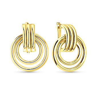 Сережки з жовтого золота (арт. 109204ж)