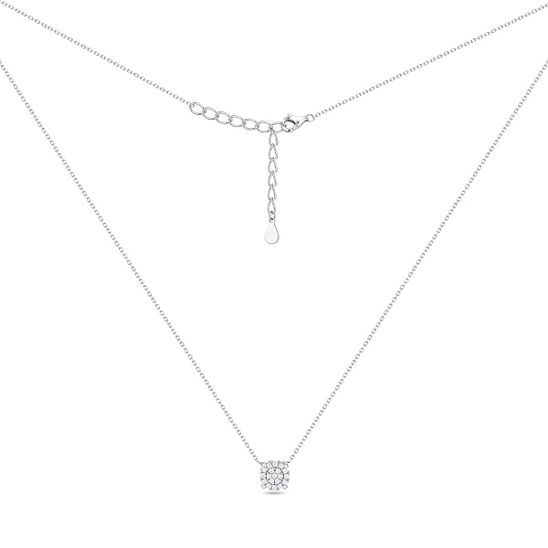 Серебряное колье с фианитами (арт. 7507/2590) – изображение 2