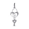 Серебряный кулон с фианитами (арт. 7503/П2Ф/1069) – изображение 1