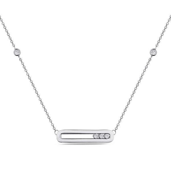 Колье из серебра с фианитами (арт. 7507/574) – изображение 1