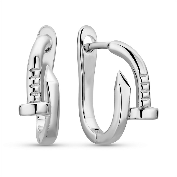 Серьги из серебра Гвозди (арт. 7502/9915) – изображение 1
