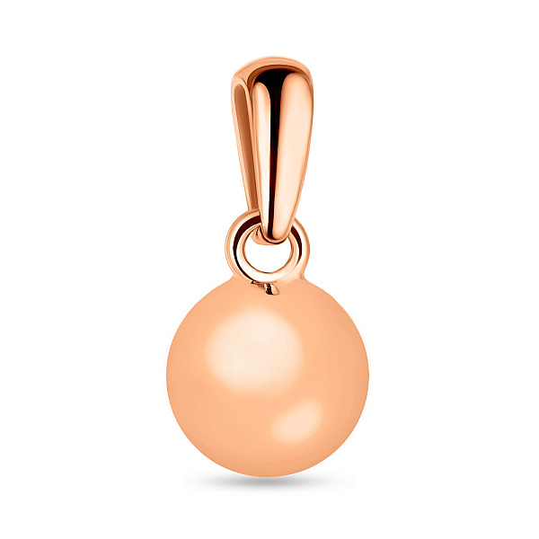 Подвес Шар из красного золота (арт. 421316/2) – изображение 1