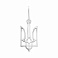 Золотая подвеска Трезубец (арт. 440579б) – изображение 1