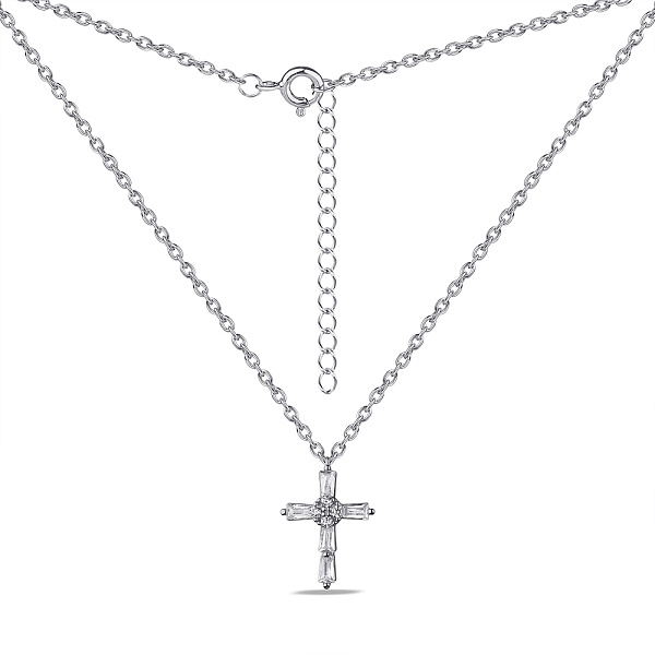 Колье из серебра с фианитами (арт. 7507/1802) – изображение 2