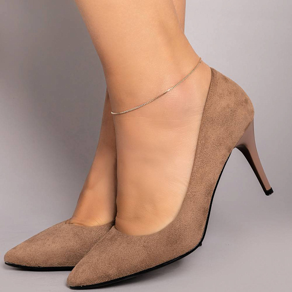 Браслет на ногу из красного золота (арт. ц314603н) – изображение 2