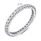 Серебряное кольцо с дорожкой из фианитов (арт. 7501/5372/1) – изображение 2