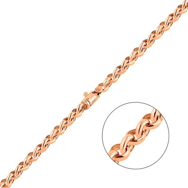 Золотий ланцюжок плетіння Шопард (арт. цр306311Д) – зображення 1