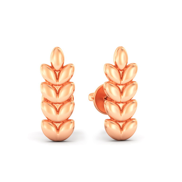 Серьги из красного золота (арт. 1101035) – изображение 1