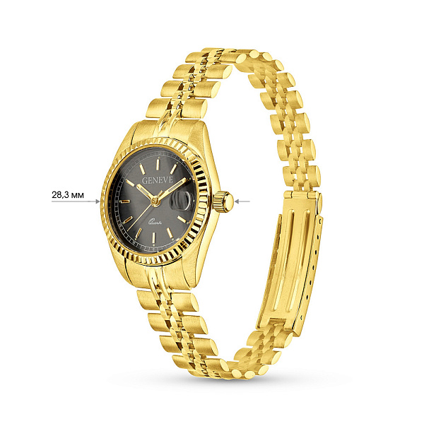 Кварцевые часы из желтого золота (арт. 260205ж) – изображение 5