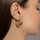 Серьги-кольца из красного золота (арт. 103587/20) – изображение 3