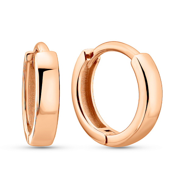 Золотые серьги-кольца (арт. 2008115101) – изображение 1