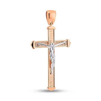 Золотий хрестик з розп'яттям (арт. 500681)