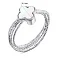 Серебряное кольцо Клевер с перламутром (арт. 7501/6905/8п) – изображение 2