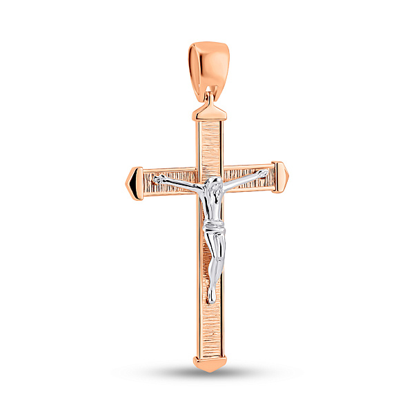 Золотий хрестик з розп'яттям (арт. 500681) – зображення 1