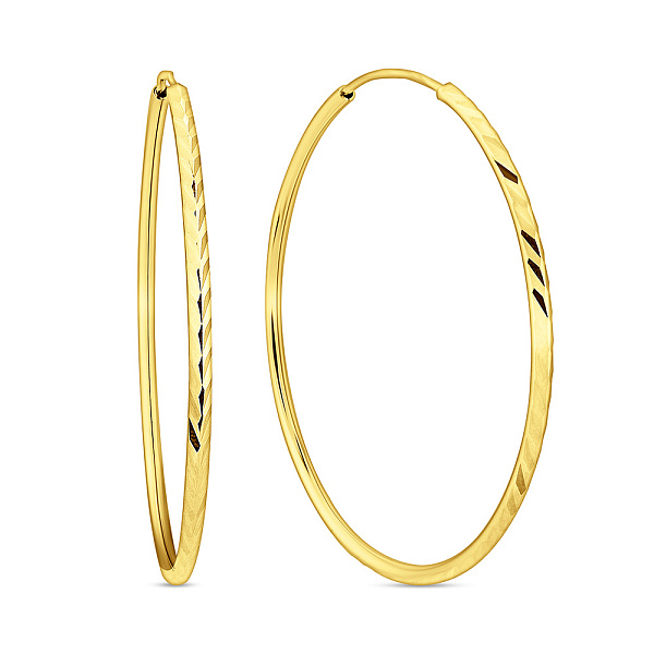 Золоті сережки-кільця (арт. 121904/35ж) – зображення 1