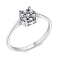 Серебряное кольцо с фианитами (арт. 7501/6161) – изображение 1