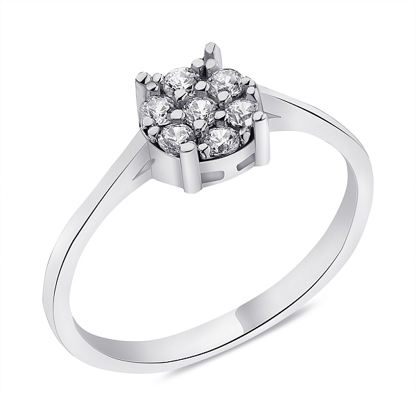 Серебряное кольцо с фианитами (арт. 7501/6161) – изображение 1