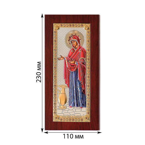 Ікона Пресвята Богородиця Геронтісса (230х110 мм) (арт. MB/E1202BX-C) – зображення 2