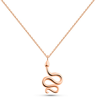 Золотое колье Змея (арт. 352596)