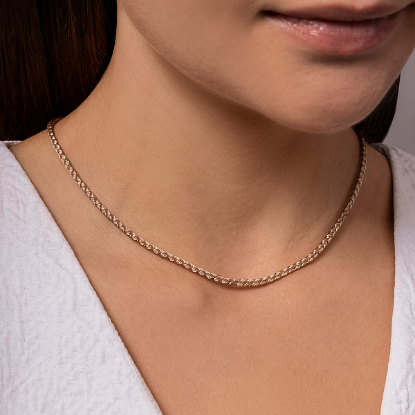 Шелковый шнурок с золотыми вставками (арт. 17202.5-10) – изображение 4