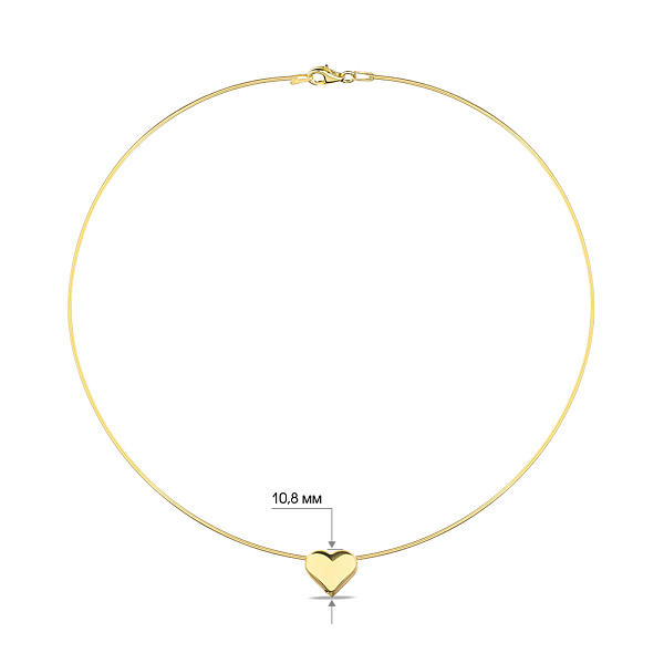 Серебряное колье-струна (арт. 7507/2072ж) – изображение 2