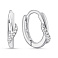 Серебряные серьги с фианитами (арт. 7502/9894/10) – изображение 1