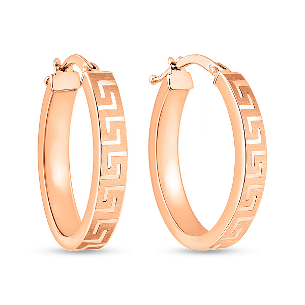 Серьги Олимпия из красного золота (арт. 1091206/25) – изображение 1