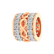 Фото Шарм Нескінченність з червоного золота (арт. 440664)