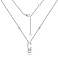 Серебряное колье с фианитами (арт. 7507/895) – изображение 2