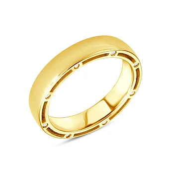 Золотое кольцо с фианитами (арт. 154858ж)