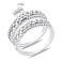 Серебряное кольцо с фианитами (арт. 7501/8508) – изображение 5