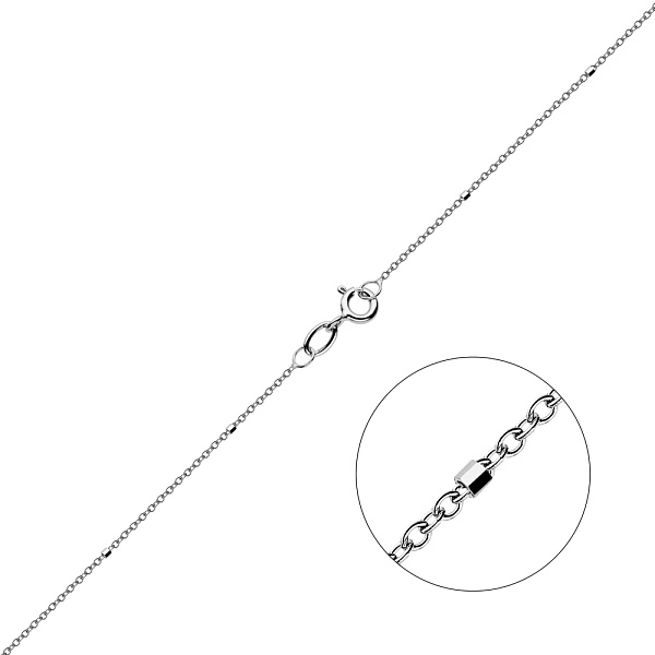 Браслет на ногу из белого золота (арт. ц3120701бн) – изображение 1