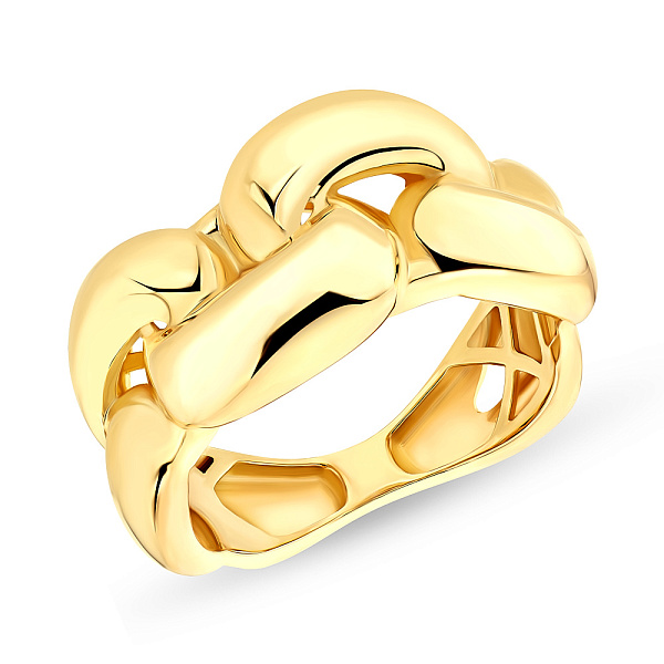 Массивное кольцо Francelli из желтого золота (арт. е155163ж) – изображение 1