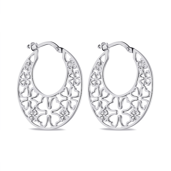 Срібні сережки без каменів (арт. 7502/9360) – зображення 1